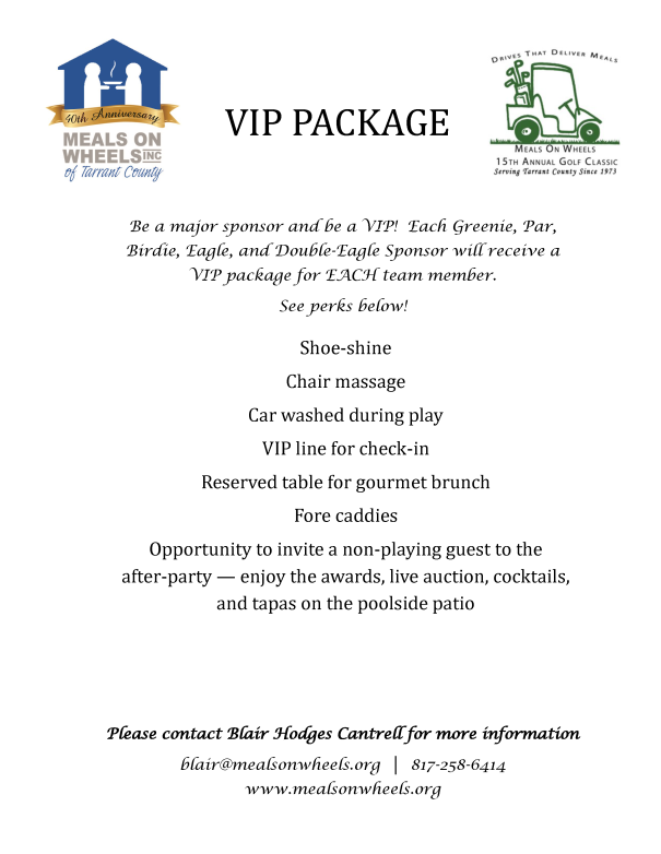 Golf VIP Package
