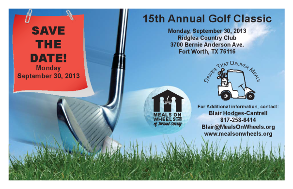 Golf Save the Date 2013